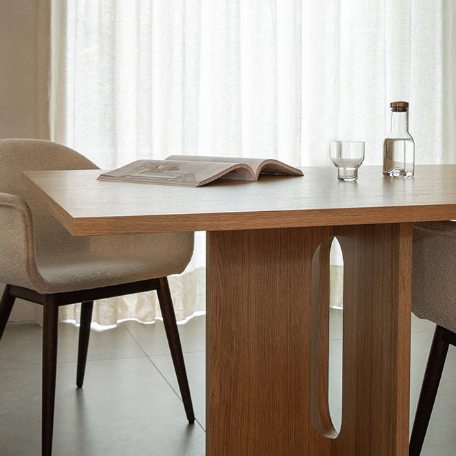 Solid Wood Modern Rectangle Table Wood Top Table for Dining Room Clearhalo ' dining_table' 'Dining Tables & Seating' 'Dining Tables' 'furn' 'furn_dining_table' 'Furniture' 'furniture_dining_table' 'Kitchen & Dining Furniture' 'kitchen&dining_furn' 'kitchen' 'kitchen_dining_table' 4271000