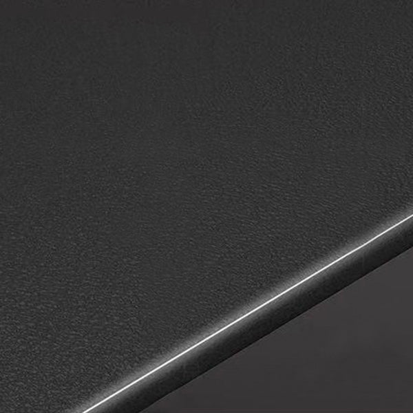 Industrial Sintered Stone Dining Table Rectangle Black Top Table with Metal Pedestal Clearhalo ' dining_table' 'Dining Tables & Seating' 'Dining Tables' 'furn' 'furn_dining_table' 'Furniture' 'furniture_dining_table' 'Kitchen & Dining Furniture' 'kitchen&dining_furn' 'kitchen' 'kitchen_dining_table' 4271024