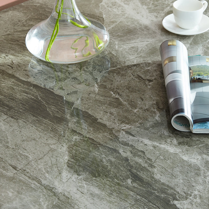 Mid-Century Modern Rectangle Dining Table Grey Sintered Stone Table with 4 Ash Solid Wood Legs Clearhalo ' dining_table' 'Dining Tables & Seating' 'Dining Tables' 'furn' 'furn_dining_table' 'Furniture' 'furniture_dining_table' 'Kitchen & Dining Furniture' 'kitchen&dining_furn' 'kitchen' 'kitchen_dining_table' 4271074