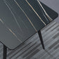 Rectangle Dining Table Industrial Style 4 Legs Base Sintered Stone Table for Home Clearhalo ' dining_table' 'Dining Tables & Seating' 'Dining Tables' 'furn' 'furn_dining_table' 'Furniture' 'furniture_dining_table' 'Kitchen & Dining Furniture' 'kitchen&dining_furn' 'kitchen' 'kitchen_dining_table' 4271111