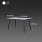 Rectangle Dining Table Industrial Style 4 Legs Base Sintered Stone Table for Home Clearhalo ' dining_table' 'Dining Tables & Seating' 'Dining Tables' 'furn' 'furn_dining_table' 'Furniture' 'furniture_dining_table' 'Kitchen & Dining Furniture' 'kitchen&dining_furn' 'kitchen' 'kitchen_dining_table' 4271115