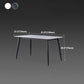 Rectangle Dining Table Industrial Style 4 Legs Base Sintered Stone Table for Home Clearhalo ' dining_table' 'Dining Tables & Seating' 'Dining Tables' 'furn' 'furn_dining_table' 'Furniture' 'furniture_dining_table' 'Kitchen & Dining Furniture' 'kitchen&dining_furn' 'kitchen' 'kitchen_dining_table' 4271116