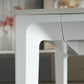 Sintered Stone Dining Table Industrial Style 4 Legs Metallic Base Rectangle Table Clearhalo ' dining_table' 'Dining Tables & Seating' 'Dining Tables' 'Furniture' 'furniture_dining_table' 'Kitchen & Dining Furniture' 'kitchen&dining_furn' 'kitchen' 'kitchen_dining_table' 4271164