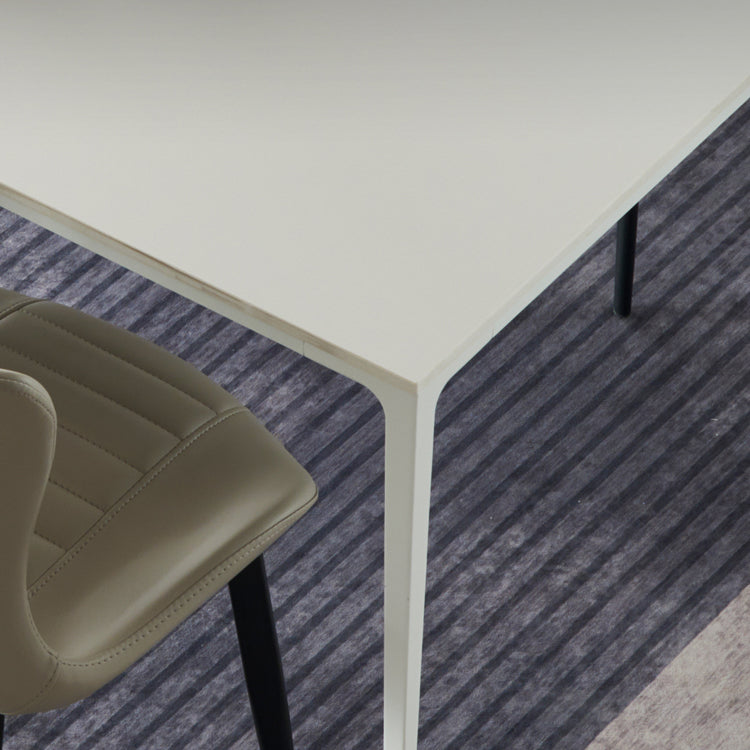 Sintered Stone Dining Table Industrial Style 4 Legs Metallic Base Rectangle Table Clearhalo ' dining_table' 'Dining Tables & Seating' 'Dining Tables' 'Furniture' 'furniture_dining_table' 'Kitchen & Dining Furniture' 'kitchen&dining_furn' 'kitchen' 'kitchen_dining_table' 4271167