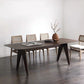 Solid Wood Contemporary Rectangular Table Brown Wood Top Table with 4 Legs Clearhalo ' dining_table' 'Dining Tables & Seating' 'Dining Tables' 'furn' 'furn_dining_table' 'Furniture' 'furniture_dining_table' 'Kitchen & Dining Furniture' 'kitchen&dining_furn' 'kitchen' 'kitchen_dining_table' 4271176