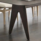 Solid Wood Contemporary Rectangular Table Brown Wood Top Table with 4 Legs Clearhalo ' dining_table' 'Dining Tables & Seating' 'Dining Tables' 'furn' 'furn_dining_table' 'Furniture' 'furniture_dining_table' 'Kitchen & Dining Furniture' 'kitchen&dining_furn' 'kitchen' 'kitchen_dining_table' 4271178