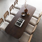 Solid Wood Contemporary Rectangular Table Brown Wood Top Table with 4 Legs Clearhalo ' dining_table' 'Dining Tables & Seating' 'Dining Tables' 'furn' 'furn_dining_table' 'Furniture' 'furniture_dining_table' 'Kitchen & Dining Furniture' 'kitchen&dining_furn' 'kitchen' 'kitchen_dining_table' 4271184