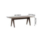 Solid Wood Contemporary Rectangular Table Brown Wood Top Table with 4 Legs Clearhalo ' dining_table' 'Dining Tables & Seating' 'Dining Tables' 'furn' 'furn_dining_table' 'Furniture' 'furniture_dining_table' 'Kitchen & Dining Furniture' 'kitchen&dining_furn' 'kitchen' 'kitchen_dining_table' 4271186