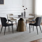 Sintered Stone Top Round Table for Restaurant Modern Dining Table with Metal Pedestal Clearhalo ' dining_table' 'Dining Tables & Seating' 'Dining Tables' 'furn' 'furn_dining_table' 'Furniture' 'furniture_dining_table' 'Kitchen & Dining Furniture' 'kitchen&dining_furn' 'kitchen' 'kitchen_dining_table' 4271191