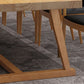 Solid Wood Contemporary Rectangular Table Wood Top Dining Table with Trestle Clearhalo ' dining_table' 'Dining Tables & Seating' 'Dining Tables' 'furn' 'furn_dining_table' 'Furniture' 'furniture_dining_table' 'Kitchen & Dining Furniture' 'kitchen&dining_furn' 'kitchen' 'kitchen_dining_table' 4271219