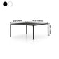 Sintered Stone Dining Table Industrial Style 4 Legs Aluminum Alloy Base Rectangle Table for Home Clearhalo ' dining_table' 'Dining Tables & Seating' 'Dining Tables' 'furn' 'furn_dining_table' 'Furniture' 'furniture_dining_table' 'Kitchen & Dining Furniture' 'kitchen&dining_furn' 'kitchen' 'kitchen_dining_table' 4271321