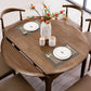 Modern Style Brown Dining Table Round Solid Wood Dining Table with 4 Legs Clearhalo ' dining_table' 'Dining Tables & Seating' 'Dining Tables' 'furn' 'furn_dining_table' 'Furniture' 'furniture_dining_table' 'Kitchen & Dining Furniture' 'kitchen&dining_furn' 'kitchen' 'kitchen_dining_table' 4271341