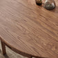Modern Style Brown Dining Table Round Solid Wood Dining Table with 4 Legs for Living Room Clearhalo ' dining_table' 'Dining Tables & Seating' 'Dining Tables' 'furn' 'furn_dining_table' 'Furniture' 'furniture_dining_table' 'Kitchen & Dining Furniture' 'kitchen&dining_furn' 'kitchen' 'kitchen_dining_table' 4271370