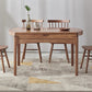 Modern Style Brown Dining Table Round Solid Wood Dining Table with 4 Legs for Living Room Clearhalo ' dining_table' 'Dining Tables & Seating' 'Dining Tables' 'furn' 'furn_dining_table' 'Furniture' 'furniture_dining_table' 'Kitchen & Dining Furniture' 'kitchen&dining_furn' 'kitchen' 'kitchen_dining_table' 4271376