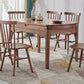 Modern Style Brown Dining Table Round Solid Wood Dining Table with 4 Legs for Living Room Clearhalo ' dining_table' 'Dining Tables & Seating' 'Dining Tables' 'furn' 'furn_dining_table' 'Furniture' 'furniture_dining_table' 'Kitchen & Dining Furniture' 'kitchen&dining_furn' 'kitchen' 'kitchen_dining_table' 4271378