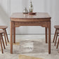 Modern Style Brown Dining Table Round Solid Wood Dining Table with 4 Legs for Living Room Clearhalo ' dining_table' 'Dining Tables & Seating' 'Dining Tables' 'furn' 'furn_dining_table' 'Furniture' 'furniture_dining_table' 'Kitchen & Dining Furniture' 'kitchen&dining_furn' 'kitchen' 'kitchen_dining_table' 4271379