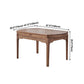 Modern Style Brown Dining Table Round Solid Wood Dining Table with 4 Legs for Living Room Clearhalo ' dining_table' 'Dining Tables & Seating' 'Dining Tables' 'furn' 'furn_dining_table' 'Furniture' 'furniture_dining_table' 'Kitchen & Dining Furniture' 'kitchen&dining_furn' 'kitchen' 'kitchen_dining_table' 4271381