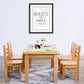 Modern Style Rectangle Dining Table Brown Solid Wood Dining Table with 4 Legs for Home Clearhalo ' dining_table' 'Dining Tables & Seating' 'Dining Tables' 'furn' 'furn_dining_table' 'Furniture' 'furniture_dining_table' 'Kitchen & Dining Furniture' 'kitchen&dining_furn' 'kitchen' 'kitchen_dining_table' 4271429