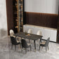 Metal Industrial Rectangular Dining Table Sintered Stone Dining Table with Metal Legs Clearhalo ' dining_table' 'Dining Tables & Seating' 'Dining Tables' 'furn' 'furn_dining_table' 'Furniture' 'furniture_dining_table' 'Kitchen & Dining Furniture' 'kitchen&dining_furn' 'kitchen' 'kitchen_dining_table' 4271435