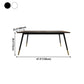 Metal Industrial Rectangular Dining Table Sintered Stone Dining Table with Metal Legs Clearhalo ' dining_table' 'Dining Tables & Seating' 'Dining Tables' 'furn' 'furn_dining_table' 'Furniture' 'furniture_dining_table' 'Kitchen & Dining Furniture' 'kitchen&dining_furn' 'kitchen' 'kitchen_dining_table' 4271444