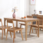 Modern Style Brown Dining Table Rectangle Solid Wood 4 Legs Dining Table for Home Clearhalo ' dining_table' 'Dining Tables & Seating' 'Dining Tables' 'furn' 'furn_dining_table' 'Furniture' 'furniture_dining_table' 'Kitchen & Dining Furniture' 'kitchen&dining_furn' 'kitchen' 'kitchen_dining_table' 4271451