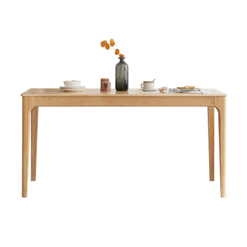 Modern Style Brown Dining Table Rectangle Solid Wood 4 Legs Dining Table for Home Without Chairs Clearhalo ' dining_table' 'Dining Tables & Seating' 'Dining Tables' 'furn' 'furn_dining_table' 'Furniture' 'furniture_dining_table' 'Kitchen & Dining Furniture' 'kitchen&dining_furn' 'kitchen' 'kitchen_dining_table' 4271452