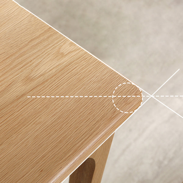 Modern Style Brown Dining Table Rectangle Solid Wood 4 Legs Dining Table for Home Clearhalo ' dining_table' 'Dining Tables & Seating' 'Dining Tables' 'furn' 'furn_dining_table' 'Furniture' 'furniture_dining_table' 'Kitchen & Dining Furniture' 'kitchen&dining_furn' 'kitchen' 'kitchen_dining_table' 4271453