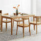 Modern Style Brown Dining Table Rectangle Solid Wood 4 Legs Dining Table for Home Clearhalo ' dining_table' 'Dining Tables & Seating' 'Dining Tables' 'furn' 'furn_dining_table' 'Furniture' 'furniture_dining_table' 'Kitchen & Dining Furniture' 'kitchen&dining_furn' 'kitchen' 'kitchen_dining_table' 4271457