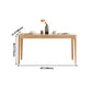 Modern Style Brown Dining Table Rectangle Solid Wood 4 Legs Dining Table for Home Clearhalo ' dining_table' 'Dining Tables & Seating' 'Dining Tables' 'furn' 'furn_dining_table' 'Furniture' 'furniture_dining_table' 'Kitchen & Dining Furniture' 'kitchen&dining_furn' 'kitchen' 'kitchen_dining_table' 4271459
