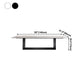Metal Traditional Luxury Rectangle Table Sintered Stone Dining Table for Home Clearhalo ' dining_table' 'Dining Tables & Seating' 'Dining Tables' 'furn' 'furn_dining_table' 'Furniture' 'furniture_dining_table' 'Kitchen & Dining Furniture' 'kitchen&dining_furn' 'kitchen' 'kitchen_dining_table' 4271480