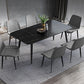 Metal Industrial Rectangle Dining Table Black Sintered Stone Table with Metal Legs Clearhalo ' dining_table' 'Dining Tables & Seating' 'Dining Tables' 'furn' 'furn_dining_table' 'Furniture' 'furniture_dining_table' 'Kitchen & Dining Furniture' 'kitchen&dining_furn' 'kitchen' 'kitchen_dining_table' 4271526