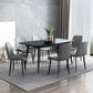 Metal Industrial Rectangle Dining Table Black Sintered Stone Table with Metal Legs Clearhalo ' dining_table' 'Dining Tables & Seating' 'Dining Tables' 'furn' 'furn_dining_table' 'Furniture' 'furniture_dining_table' 'Kitchen & Dining Furniture' 'kitchen&dining_furn' 'kitchen' 'kitchen_dining_table' 4271527