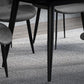 Metal Industrial Rectangle Dining Table Black Sintered Stone Table with Metal Legs Clearhalo ' dining_table' 'Dining Tables & Seating' 'Dining Tables' 'furn' 'furn_dining_table' 'Furniture' 'furniture_dining_table' 'Kitchen & Dining Furniture' 'kitchen&dining_furn' 'kitchen' 'kitchen_dining_table' 4271533