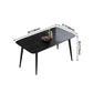 Metal Industrial Rectangle Dining Table Black Sintered Stone Table with Metal Legs Clearhalo ' dining_table' 'Dining Tables & Seating' 'Dining Tables' 'furn' 'furn_dining_table' 'Furniture' 'furniture_dining_table' 'Kitchen & Dining Furniture' 'kitchen&dining_furn' 'kitchen' 'kitchen_dining_table' 4271537