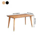 Traditional Luxury Dining Table Rectangle Solid Wood Dining Table with 4 Legs for Home Clearhalo ' dining_table' 'Dining Tables & Seating' 'Dining Tables' 'furn' 'furn_dining_table' 'Furniture' 'furniture_dining_table' 'Kitchen & Dining Furniture' 'kitchen&dining_furn' 'kitchen' 'kitchen_dining_table' 4271549