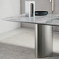 Metal Traditional Luxury Rectangle Table Sintered Stone Top Table for Kitchen Clearhalo ' dining_table' 'Dining Tables & Seating' 'Dining Tables' 'furn' 'furn_dining_table' 'Furniture' 'furniture_dining_table' 'Kitchen & Dining Furniture' 'kitchen&dining_furn' 'kitchen' 'kitchen_dining_table' 4271554