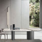 Metal Traditional Luxury Rectangle Table Sintered Stone Top Table for Kitchen Clearhalo ' dining_table' 'Dining Tables & Seating' 'Dining Tables' 'furn' 'furn_dining_table' 'Furniture' 'furniture_dining_table' 'Kitchen & Dining Furniture' 'kitchen&dining_furn' 'kitchen' 'kitchen_dining_table' 4271556