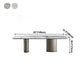 Metal Traditional Luxury Rectangle Table Sintered Stone Top Table for Kitchen Clearhalo ' dining_table' 'Dining Tables & Seating' 'Dining Tables' 'furn' 'furn_dining_table' 'Furniture' 'furniture_dining_table' 'Kitchen & Dining Furniture' 'kitchen&dining_furn' 'kitchen' 'kitchen_dining_table' 4271558