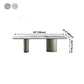 Metal Traditional Luxury Rectangle Table Sintered Stone Top Table for Kitchen Clearhalo ' dining_table' 'Dining Tables & Seating' 'Dining Tables' 'furn' 'furn_dining_table' 'Furniture' 'furniture_dining_table' 'Kitchen & Dining Furniture' 'kitchen&dining_furn' 'kitchen' 'kitchen_dining_table' 4271559