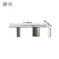 Metal Traditional Luxury Rectangle Table Sintered Stone Top Table for Kitchen Clearhalo ' dining_table' 'Dining Tables & Seating' 'Dining Tables' 'furn' 'furn_dining_table' 'Furniture' 'furniture_dining_table' 'Kitchen & Dining Furniture' 'kitchen&dining_furn' 'kitchen' 'kitchen_dining_table' 4271560