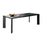 Solid Wood Modern Rectangle Table Wood Top Dining Table with 4 Legs Black Without Chairs Clearhalo ' dining_table' 'Dining Tables & Seating' 'Dining Tables' 'furn' 'furn_dining_table' 'Furniture' 'furniture_dining_table' 'Kitchen & Dining Furniture' 'kitchen&dining_furn' 'kitchen' 'kitchen_dining_table' 4271582