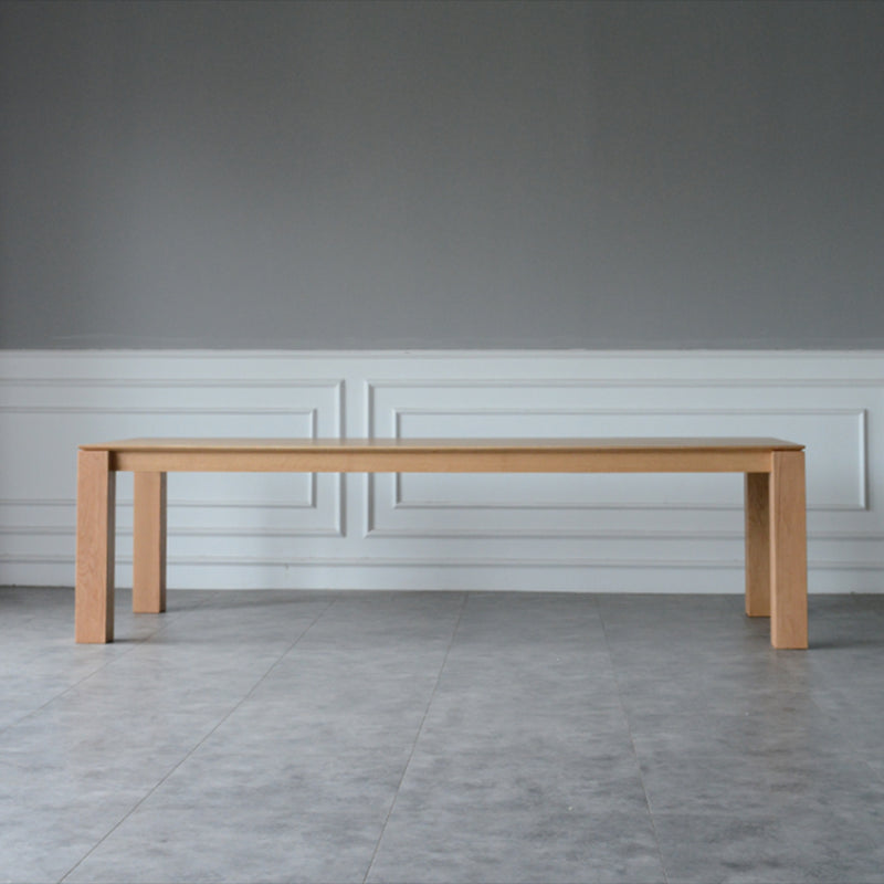 Solid Wood Modern Rectangle Table Wood Top Dining Table with 4 Legs Clearhalo ' dining_table' 'Dining Tables & Seating' 'Dining Tables' 'furn' 'furn_dining_table' 'Furniture' 'furniture_dining_table' 'Kitchen & Dining Furniture' 'kitchen&dining_furn' 'kitchen' 'kitchen_dining_table' 4271583