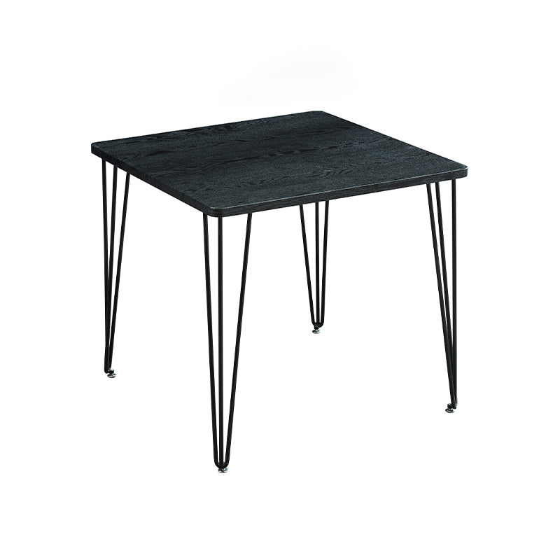 4-foot MDF Dinette Table Industrial Style Square Dining Table for Home Clearhalo 'Dining Tables & Seating' 'Dining Tables' 'dining_table' 'furn' 'furn_dining_table' 'Furniture' 'furniture_dining_table' 'Kitchen & Dining Furniture' 'kitchen' 'kitchen_dining_table' 4271603