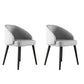 Modern Wood Dining Room Chair Armless Upholstered Side Chairs for Home Use Light Gray 2 Piece Set Clearhalo ' kitchen&dining_furn' 'Dining Chairs' 'Dining Tables & Seating' 'dining_chair' 'furn' 'furn_dining_chair' 'Furniture' 'furniture_dining_chair' 'Kitchen & Dining Furniture' 'kitchen' 4271693