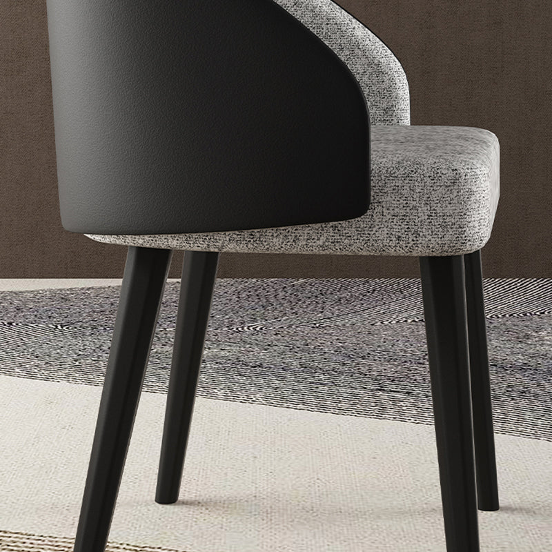 Modern Wood Dining Room Chair Armless Upholstered Side Chairs for Home Use Clearhalo ' kitchen&dining_furn' 'Dining Chairs' 'Dining Tables & Seating' 'dining_chair' 'furn' 'furn_dining_chair' 'Furniture' 'furniture_dining_chair' 'Kitchen & Dining Furniture' 'kitchen' 4271701