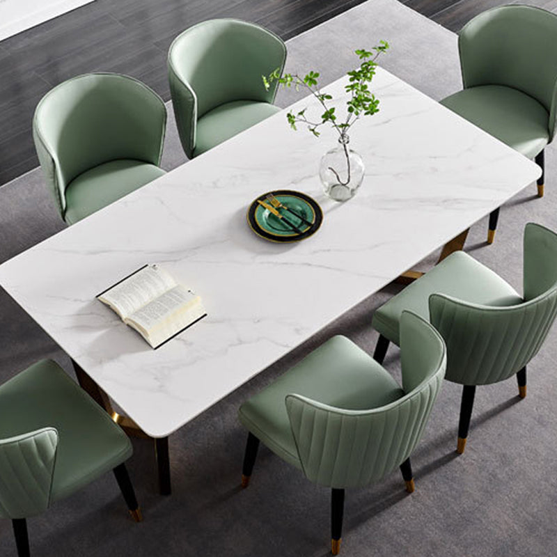 Glam Wood Dining Armless Chairs Velvet Dining Chairs for Restaurant Use Clearhalo ' kitchen&dining_furn' 'Dining Chairs' 'Dining Tables & Seating' 'dining_chair' 'furn' 'furn_dining_chair' 'Furniture' 'furniture_dining_chair' 'Kitchen & Dining Furniture' 'kitchen' 4271737