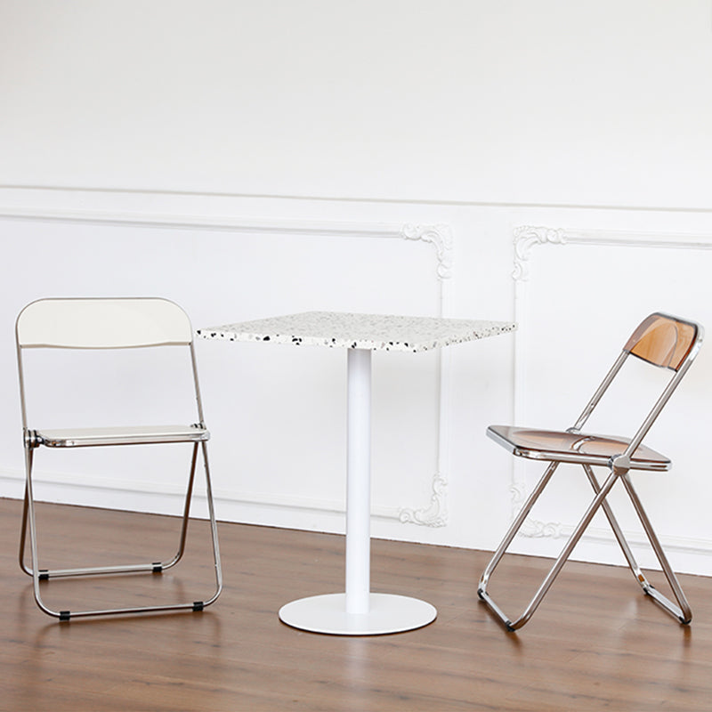 Modern Folding Dining Room Chair Armless Metal Dining Chairs for Restaurant Use Clearhalo ' kitchen&dining_furn' 'Dining Chairs' 'Dining Tables & Seating' 'dining_chair' 'furn' 'furn_dining_chair' 'Furniture' 'furniture_dining_chair' 'Kitchen & Dining Furniture' 'kitchen' 4271751