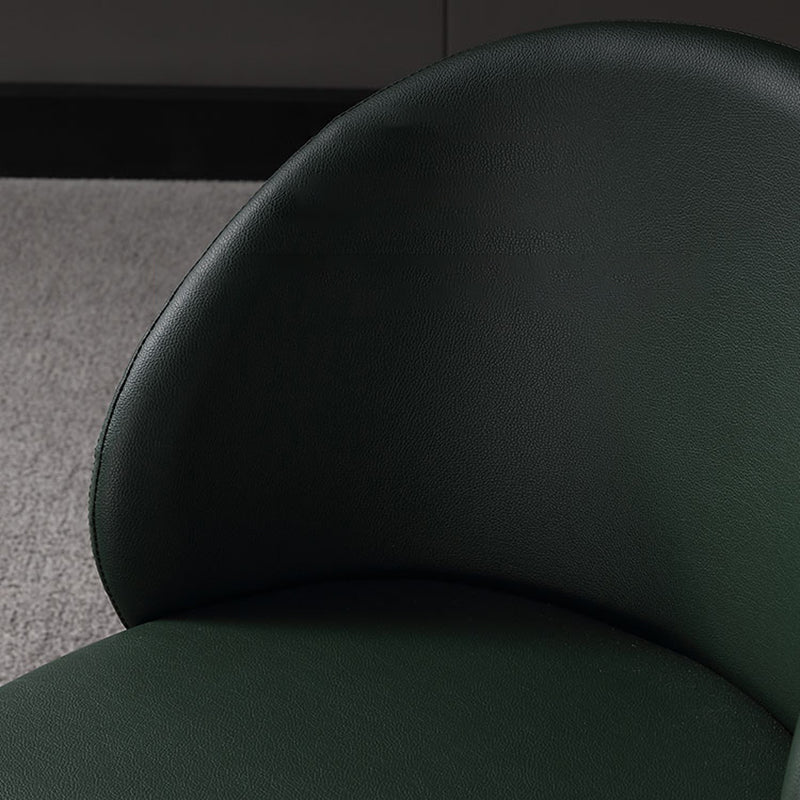 Contemporary Style Dining Chair Armless Kitchen Side Chair with Metal Legs Clearhalo ' kitchen&dining_furn' 'Dining Chairs' 'Dining Tables & Seating' 'dining_chair' 'furn' 'furn_dining_chair' 'Furniture' 'furniture_dining_chair' 'Kitchen & Dining Furniture' 'kitchen' 4271793