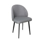 Contemporary Style Dining Chair Armless Kitchen Side Chair with Metal Legs Grey 1 Piece Clearhalo ' kitchen&dining_furn' 'Dining Chairs' 'Dining Tables & Seating' 'dining_chair' 'furn' 'furn_dining_chair' 'Furniture' 'furniture_dining_chair' 'Kitchen & Dining Furniture' 'kitchen' 4271794