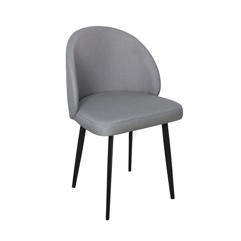 Contemporary Style Dining Chair Armless Kitchen Side Chair with Metal Legs Grey 1 Piece Clearhalo ' kitchen&dining_furn' 'Dining Chairs' 'Dining Tables & Seating' 'dining_chair' 'furn' 'furn_dining_chair' 'Furniture' 'furniture_dining_chair' 'Kitchen & Dining Furniture' 'kitchen' 4271794